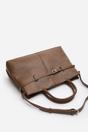 Tan Where's That From Tan Flores Luxury Structured Leather Tote Bag, Image 5 of 8