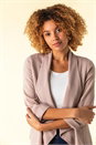 Stone 3/4 Sleeve Waterfall Jacket, Image 4 of 4