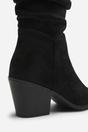Black Drelia Ruched Western Knee High Boot, Image 4 of 4