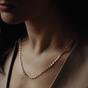 Gold Coffee Bean Necklace Luxe, Image 2 of 4