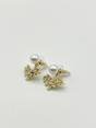 Gold Pearl Leaf Earrings - Gift Boxed, Image 5 of 6