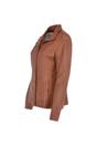 Tan Ashwood Leather Tan 'Juliet' Real Leather Jacket, Image 2 of 4