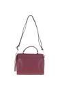 Wine Ashwood Leather Wine Real Leather Flap Over Handbag, Image 4 of 4