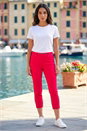 Red Cropped Stretch Denim Jegging, Image 1 of 4