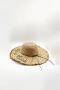 Beige Life is Good Straw Sun Hat, Image 3 of 3