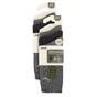 Black 6 Pack Bamboo Boot Cute Scalloped Top Socks, Image 3 of 3