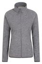 Charcoal Snowdon II Melange Full Zip Fleece Jacket, Image 1 of 4