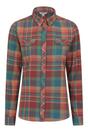 Dark Orange Willow Flannel Shirt, Image 1 of 4