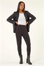 Black Petite Stretch Ponte Skinny Trouser, Image 2 of 5