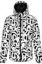 Multi Society Graffiti Padded Jacket, Image 1 of 4