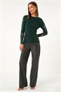 Forest Hotfix Stud Sleeve Jumper, Image 2 of 7
