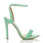 Mint AJVANI Mint High Heel Ankle Strap Barely There Sandals, Image 2 of 6