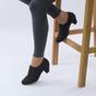 Black AJVANI Black Mid Cuban Heel Brogue Ankle Boots, Image 5 of 6