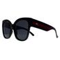 Black Square Shiny Black Red Grey Polarized MP73, Image 2 of 4