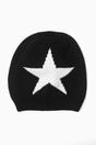 Black Star Wool Blend Beanie Hat, Image 1 of 2