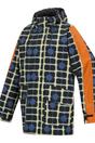 Navy Orla Kiely Mid Length Waterproof Jacket, Image 3 of 4
