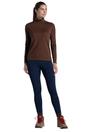 Chocolate Charadrion Merino Wool Long Sleeved TShirt, Image 4 of 4