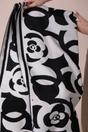Black Rose Print Scarf, Image 5 of 5