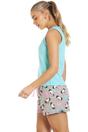 Aqua Dog Motif Short Cotton Pyjama Set, Image 2 of 5