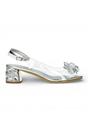 Silver Women’s Cinderella Heel Sandals-Mily-22, Image 1 of 7