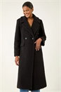 Black Borg Single Breasted Coat, Image 3 of 7