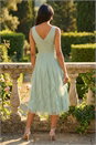 Mint Premium Beaded Frill Dress, Image 3 of 4