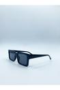 Black Square Frame Sunglasses, Image 4 of 6