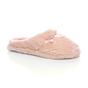 Peach AJVANI Peach Fleece Mules Slippers, Image 1 of 5