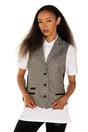 Light Grey Tweed 1920s Herringbone Light Grey Waistcoat, Image 3 of 5