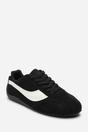 Black 'Venice' Low-Top Lace Up Trainer, Image 3 of 8