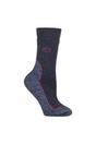Blue Wool Blend Cushioned Walker Hiking Socks, Image 1 of 3