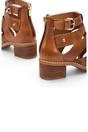 Brown Womens Soft Block Heel Sandals W3H-1823, Image 6 of 8