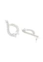 Silver Ethereal Bow-shaped Earrings and Necklace set, Image 5 of 7