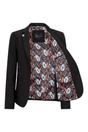 Black Womens 3 Piece Black Formal Office Suit, Image 4 of 8