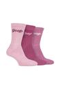 Pink 3 Pack Cotton Rich Ribbed Boot Socks, Image 1 of 3