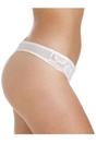 White 2 Pack Floral Lace Thong, Image 2 of 4