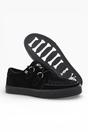 Black TUK Footwear Black Pointed Creeper Sneaker Suede Shoes, Image 4 of 8