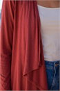 Rust Waterfall Front Jersey Cardigan, Image 4 of 4