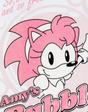 White Sonic the Hedgehog Amy's Bubblegum T-Shirt, Image 6 of 6