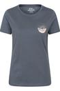 Navy Blue Inverness Chest Print Relaxed Fit TShirt, Image 3 of 4