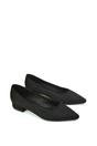 Black 'Karen' Pointed Toe Wedding Shoes Low Heel Bridal Heels, Image 3 of 5