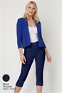 Royal Blue Cropped Knitted Shrug, Image 5 of 8