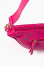 Pink Faux Leather Half Moon Crossbody Bag, Image 2 of 5