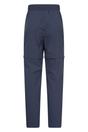 Navy Mountain Warehouse Navy Explorer ZipOff Trousers, Image 2 of 4