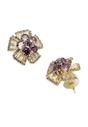 Lilac AVANT-GARDE PARIS Lilac Diva Collection Columbine Studs, Image 3 of 5
