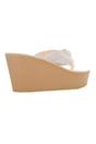 Cream Diver Wedge Sandals, Image 2 of 4