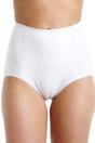 White Two Pack Hi- Waist Control Briefs, Image 1 of 5