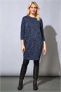 Navy  Pocket Tunic Dress, Image 2 of 4