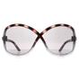 Butterfly Gradient Grey Tortoise Smoke Grey Silver Mirror Bettina FT1068 Sunglasses, Image 1 of 3