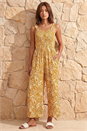 Amber Paisley Print Cropped Jumpsuit, Image 1 of 4